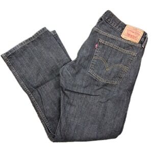 Levi's 514 Slim Straight Jeans 36X30 100% Cotton Zip Fly Pants Made In Mexico